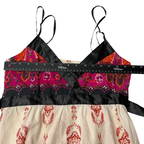 Vtg Wet Seal Y2K Babydoll Top Dress Sz M Festival Whimsigoth - Picture 5 of 12